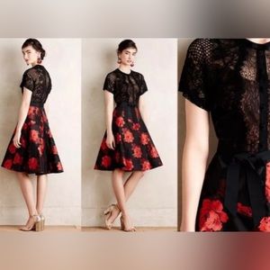 Anthropologie Byron Lars Castilian Rose Dress